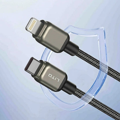 Cavo Dati e Ricarica USB-C - Lightning Lito LD17, 20W, 1m, Nero
