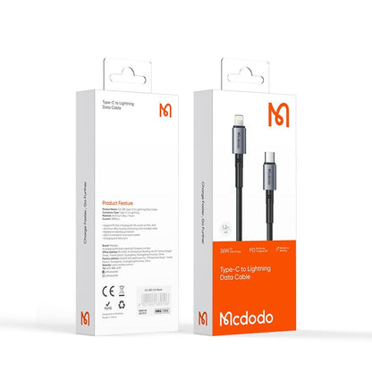 Cavo Dati e Ricarica USB-C - Lightning McDodo CA-2850, 36W, 1.2m, Nero