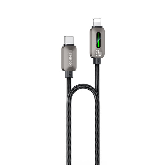 Cavo Dati e Ricarica USB-C - Lightning Yesido CA199, 27W, 1,2m, Nero