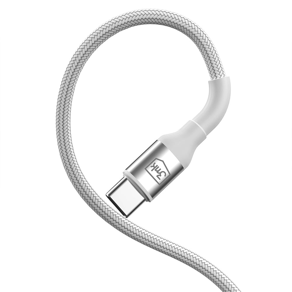 Cavo Dati e Ricarica USB-C - USB-C 3MK Hyper N, 100W, 2m, Bianco