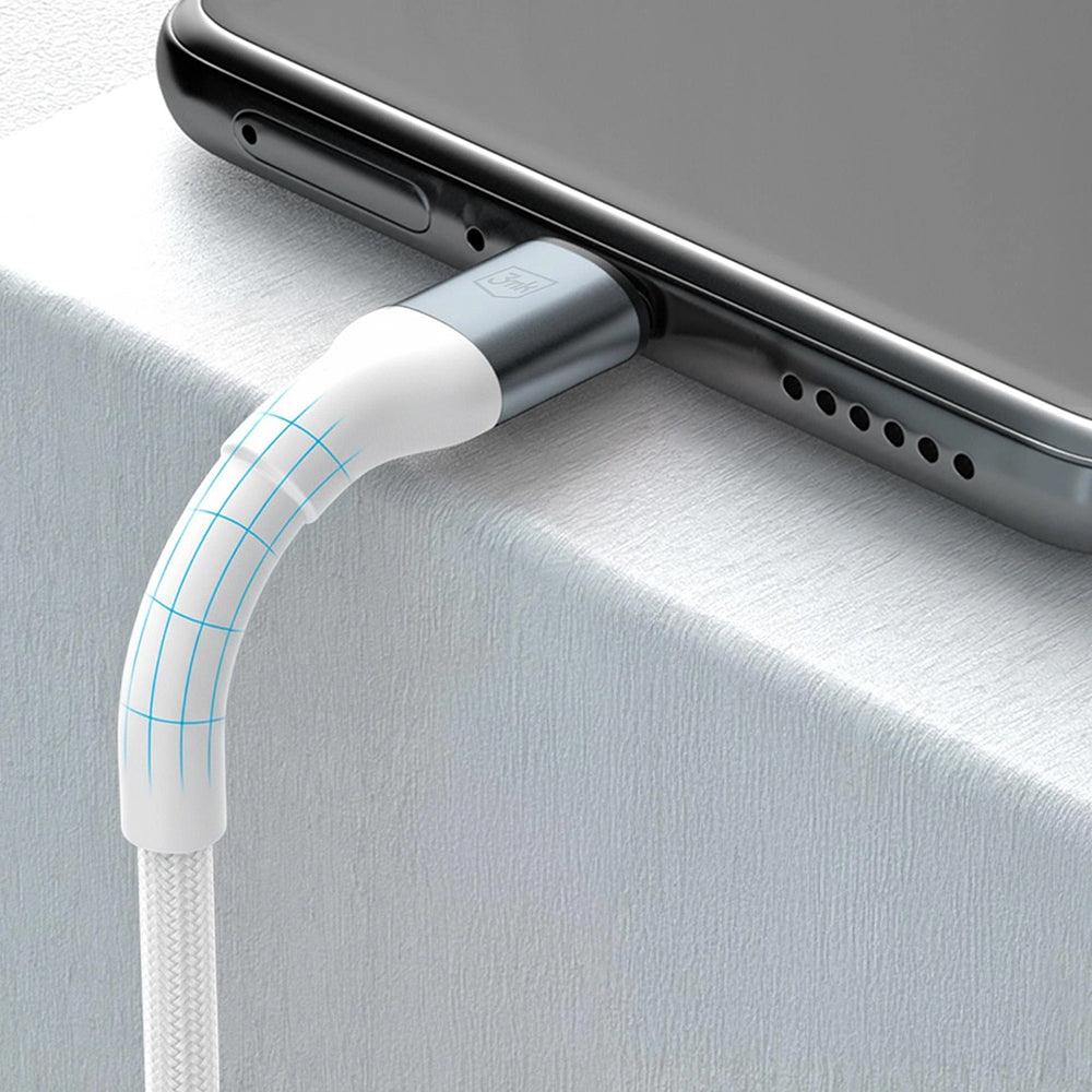 Cavo Dati e Ricarica USB-C - USB-C 3MK Hyper N, 100W, 2m, Bianco