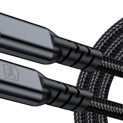 Cavo Dati e Ricarica USB-C - USB-C 3MK Hyper N Thunderbolt 4, 240W, 2m, Nero