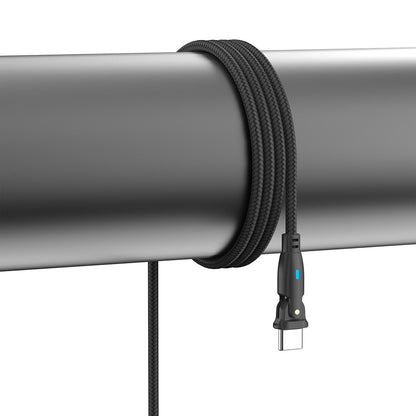 Cavo Dati e Ricarica USB-C - USB-C 3MK Hyper N Angolato, 100W, 1m, Nero