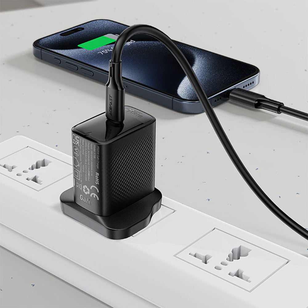 Cavo Dati e Ricarica USB-C - USB-C Acefast C17-03, 60W, 1.2m, Nero