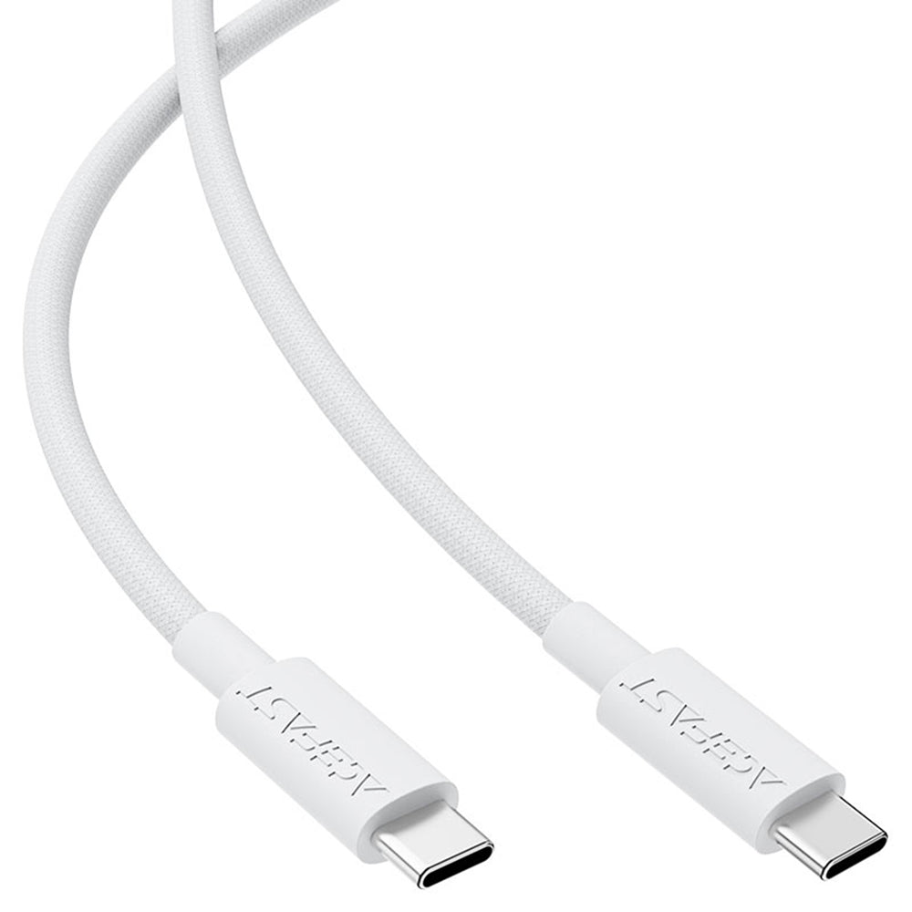 USB-C Data and Charging Cable - USB-C Acefast C18-03, 60W, 1.2m, White