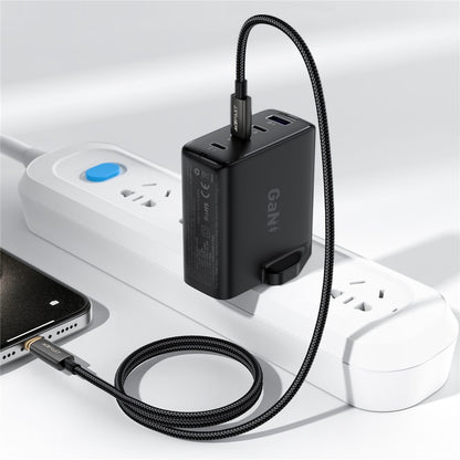 Cavo Dati e Ricarica USB-C - USB-C Acefast C23-03, 60W, 1.2m, Nero