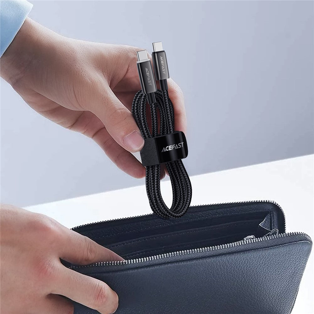 Cavo Dati e Ricarica USB-C - USB-C Acefast C23-03, 60W, 1.2m, Nero