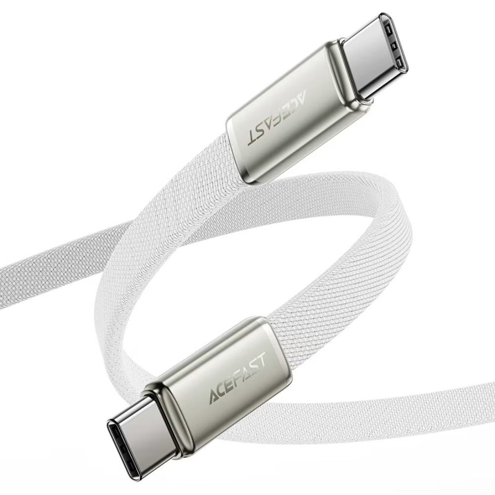 Cavo Dati e Ricarica USB-C - USB-C Acefast C24-03, 60W, 1.2m, Bianco