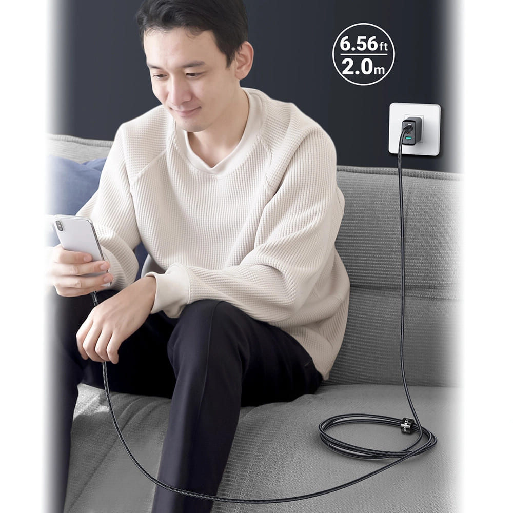 Cavo Dati e Ricarica USB-C - USB-C Acefast C4-03, 100W, 2m, Nero