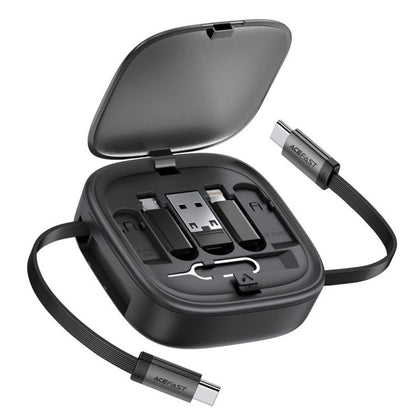 Cavo Dati e Ricarica USB-C - USB-C Acefast Travel J3, 60W, 0.95m, Nero