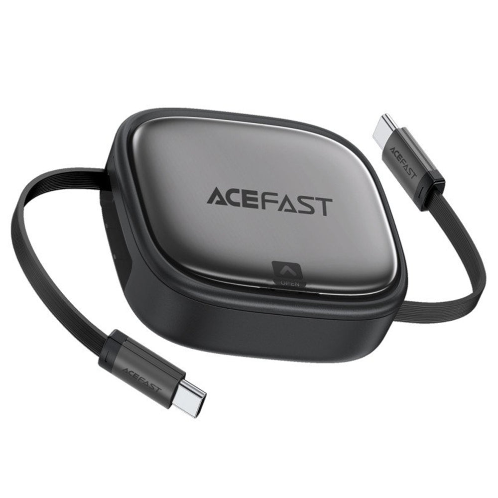 Cavo Dati e Ricarica USB-C - USB-C Acefast Travel J3, 60W, 0.95m, Nero