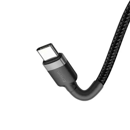 Cavo Dati e Ricarica USB-C - USB-C Baseus Cafule, 60W, 2m, Set 3 pezzi, Nero S0TV002132