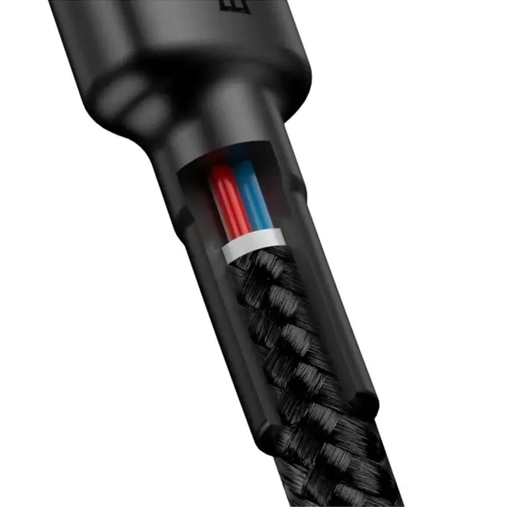 Cavo Dati e Ricarica USB-C - USB-C Baseus Cafule, 60W, 2m, Set 3 pezzi, Nero S0TV002132