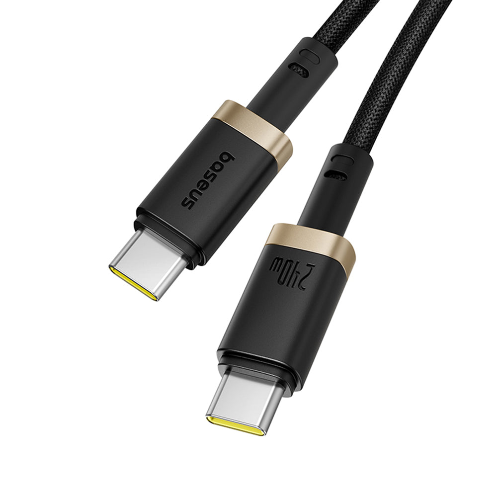Cavo Dati e Ricarica USB-C - USB-C Baseus Dura, 240W, 1m, Oro Nero P10377803U03-00