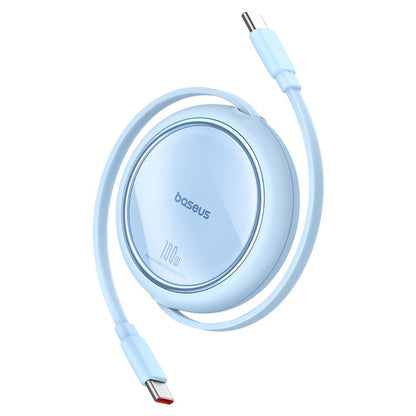 Cavo Dati e Ricarica USB-C - USB-C Baseus Free2Draw Mini Retrattile, 100W, 1m, Blu P10364500311-00