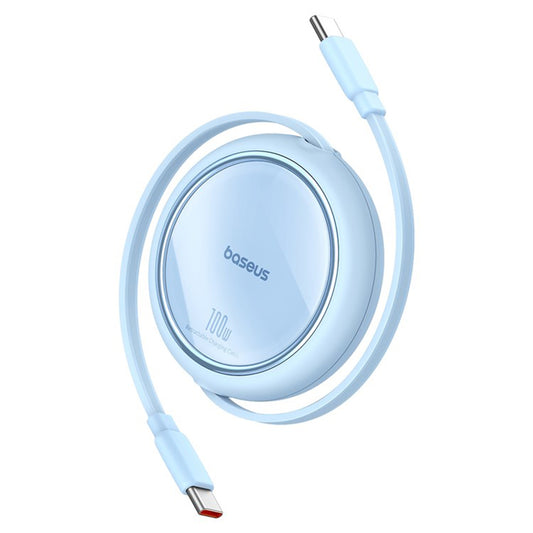 USB-C Data and Charging Cable - USB-C Baseus Free2Draw Mini Retractable, 100W, 1m, Blue P10364500311-00
