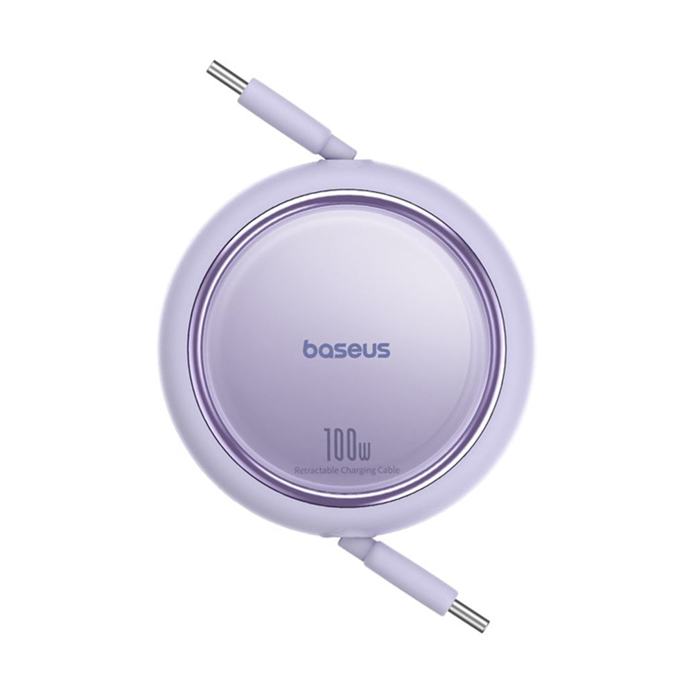 Cavo Dati e Ricarica USB-C - USB-C Baseus Free2Draw Mini Retrattile, 100W, 1m, Viola P10364500511-00