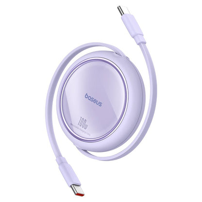 Cavo Dati e Ricarica USB-C - USB-C Baseus Free2Draw Mini Retrattile, 100W, 1m, Viola P10364500511-00