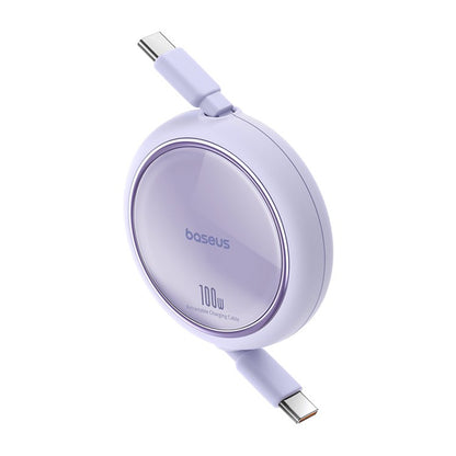 Cavo Dati e Ricarica USB-C - USB-C Baseus Free2Draw Mini Retrattile, 100W, 1m, Viola P10364500511-00