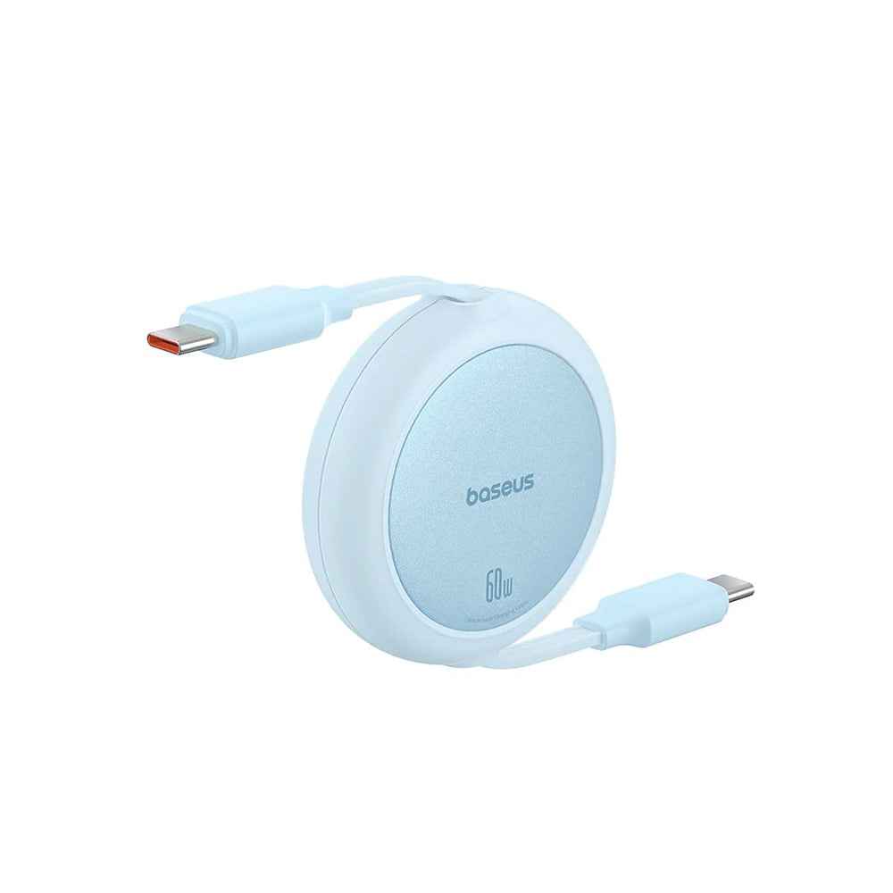 Cavo Dati e Ricarica USB-C - USB-C Baseus Free2Pull Mini Retrattile, 60W, 1m, Blu P10364500311-01