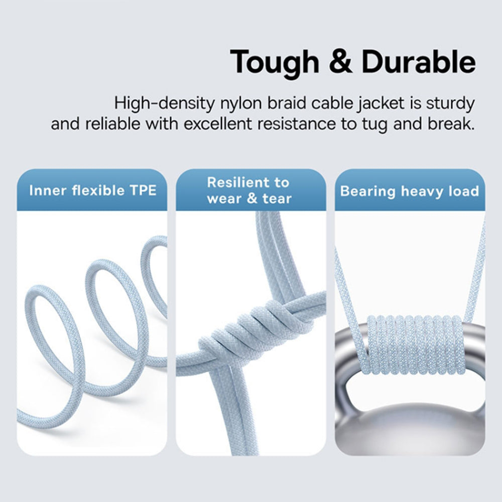 Cavo Dati e Ricarica USB-C - USB-C Baseus Gem, 100W, 1m, Blu P10373000311-00