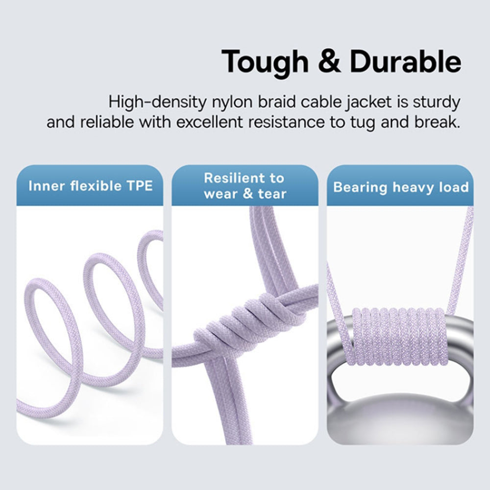 Cavo Dati e Ricarica USB-C - USB-C Baseus Gem, 100W, 1m, Viola P10373000511-00