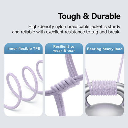 Cavo Dati e Ricarica USB-C - USB-C Baseus Gem, 100W, 1m, Viola P10373000511-00