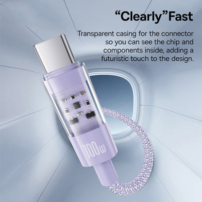 Cavo Dati e Ricarica USB-C - USB-C Baseus Gem, 100W, 1m, Viola P10373000511-00