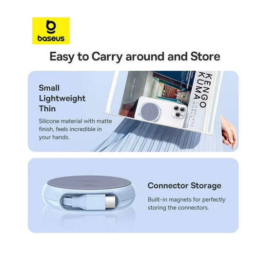 Cavo Dati e Ricarica USB-C - USB-C Baseus Pathfinder Retrattile, 100W, 1m, Blu P10368400311-00