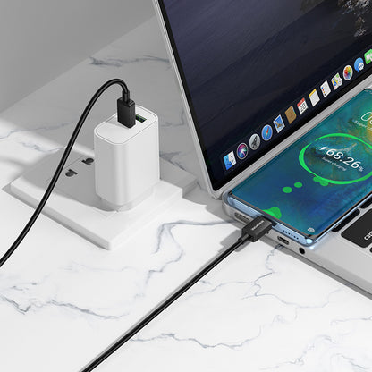 Cavo Dati e Ricarica USB-C - USB-C Borofone BX120 Placer, 60W, 1m, Nero