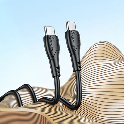 Cavo Dati e Ricarica USB-C - USB-C Borofone BX121 Energy, 60W, 1m, Nero
