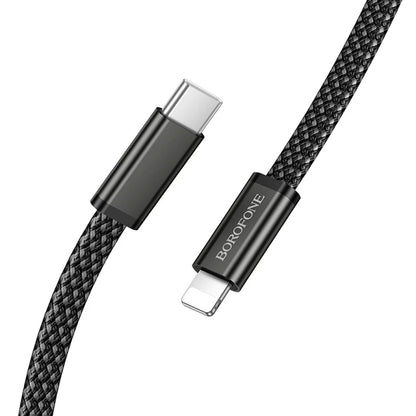 Cavo Dati e Ricarica USB-C - USB-C Borofone BX124 Peace, 30W, 1m, Nero