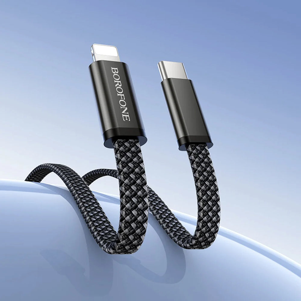 Cavo Dati e Ricarica USB-C - USB-C Borofone BX124 Peace, 30W, 1m, Nero