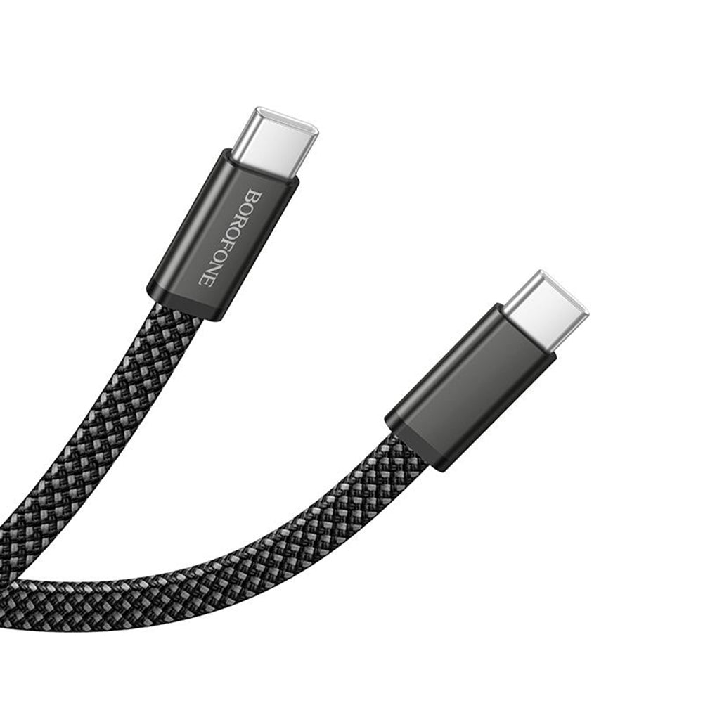 Cavo Dati e Ricarica USB-C - USB-C Borofone BX124 Peace, 60W, 1m, Nero