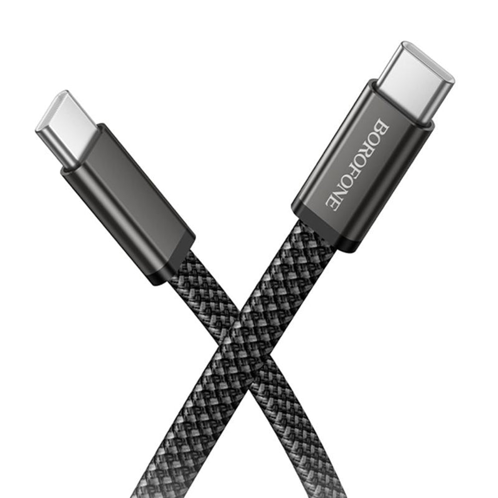 Cavo Dati e Ricarica USB-C - USB-C Borofone BX124 Peace, 60W, 1m, Nero