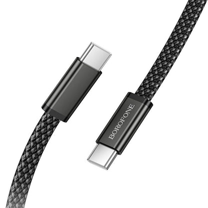 Cavo Dati e Ricarica USB-C - USB-C Borofone BX124 Peace, 60W, 1m, Nero