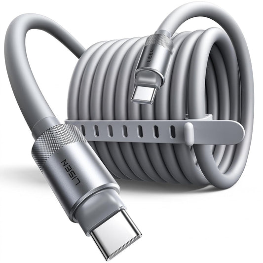 USB-C Data and Charging Cable - USB-C Lisen L115, 100W, 3m, Gray YL0126010031