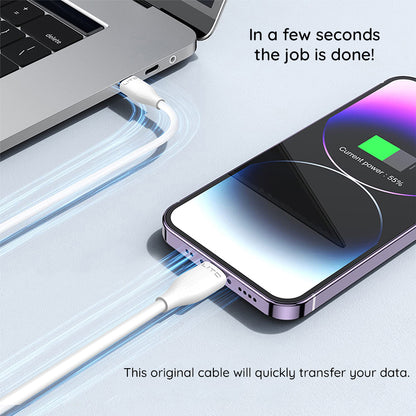 Cavo Dati e Ricarica USB-C - USB-C Lito LD03, 60W, 1m, Bianco