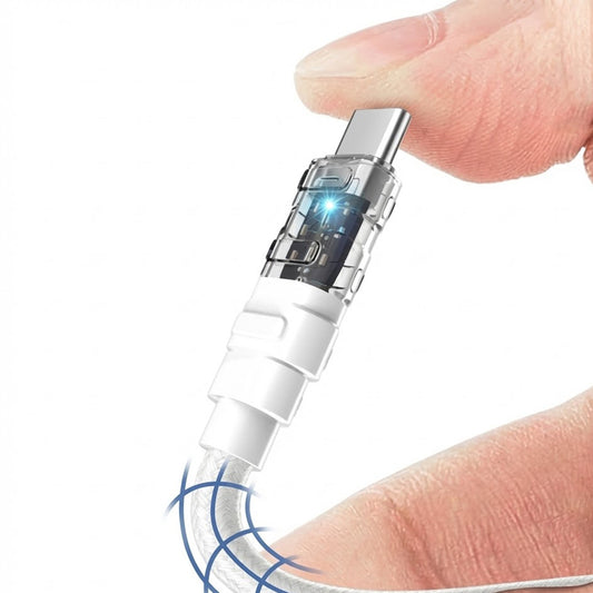 Cavo Dati e Ricarica USB-C - USB-C Lito LD05, 60W, 1m, Bianco