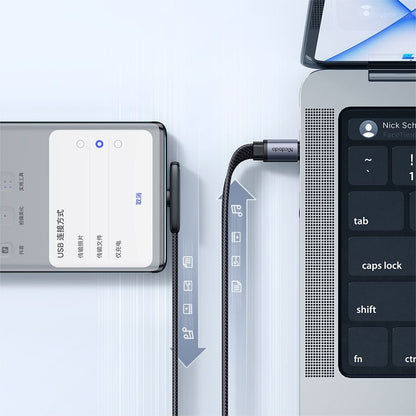 Cavo Dati e Ricarica USB-C - USB-C McDodo CA-3360 Angled, 65W, 1.2m, Nero