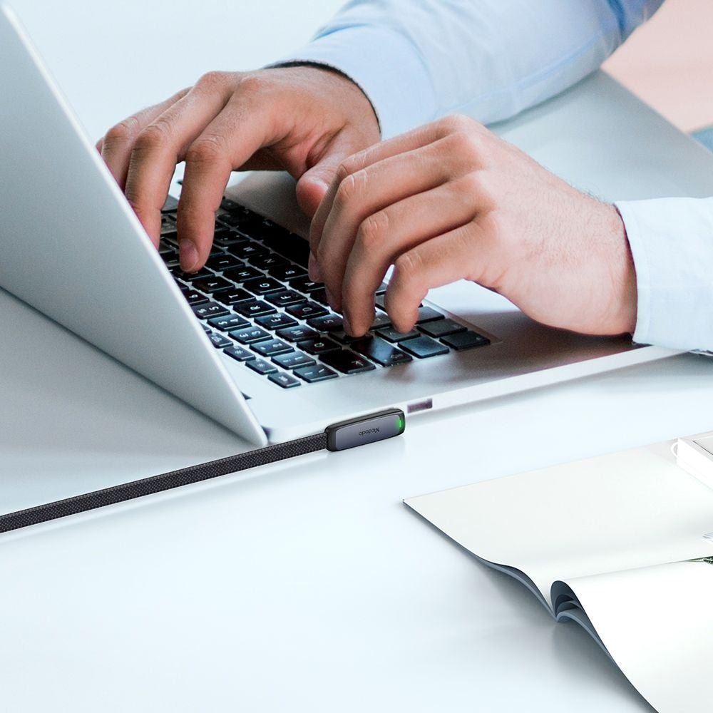 Cavo Dati e Ricarica USB-C - USB-C McDodo CA-3360 Angled, 65W, 1.2m, Nero