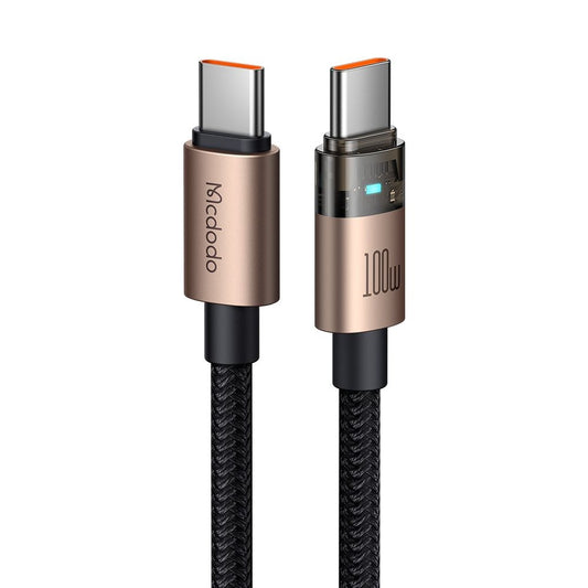 Cavo Dati e Ricarica USB-C - USB-C McDodo CA-5581, 100W, 1.2m, Dorato