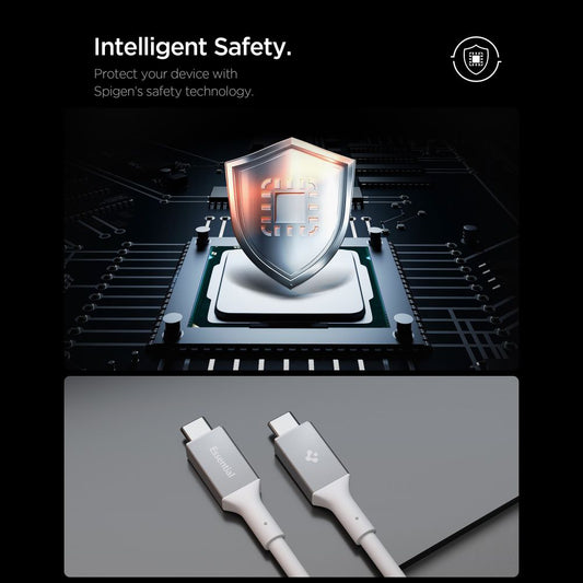 Cavo Dati e Ricarica USB-C - USB-C Spigen EB10020CC, 100W, 2m, Bianco