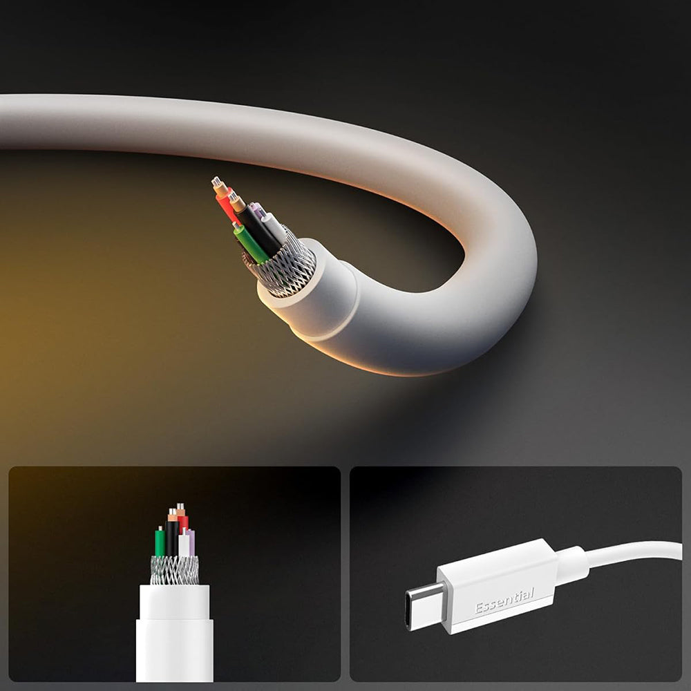 Cavo Dati e Ricarica USB-C - USB-C Spigen EB6015CC, 60W, 1,5m, Bianco ACA10416