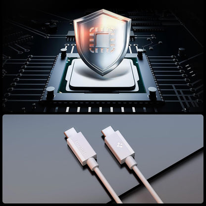Cavo Dati e Ricarica USB-C - USB-C Spigen EB6015CC, 60W, 1,5m, Bianco ACA10416