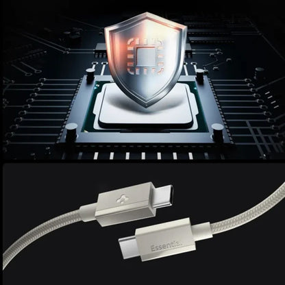 Cavo Dati e Ricarica USB-C - USB-C Spigen EB6015CC, 60W, 1,5m, Grigio Titanio ACA10419