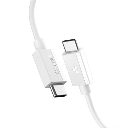 Cavo Dati e Ricarica USB-C - USB-C Spigen Essential, 60W, 2m, Bianco