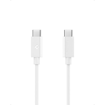 Cavo Dati e Ricarica USB-C - USB-C Spigen Essential, 60W, 2m, Bianco