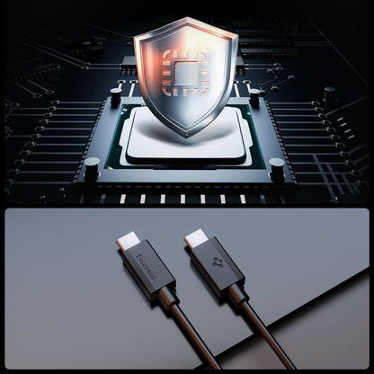 Cavo Dati e Ricarica USB-C - USB-C Spigen Essential, 60W, 2m, Nero