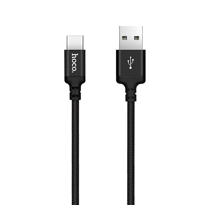 Cavo dati e ricarica USB-A - USB-C HOCO X14 Times, 18W, 1m, nero